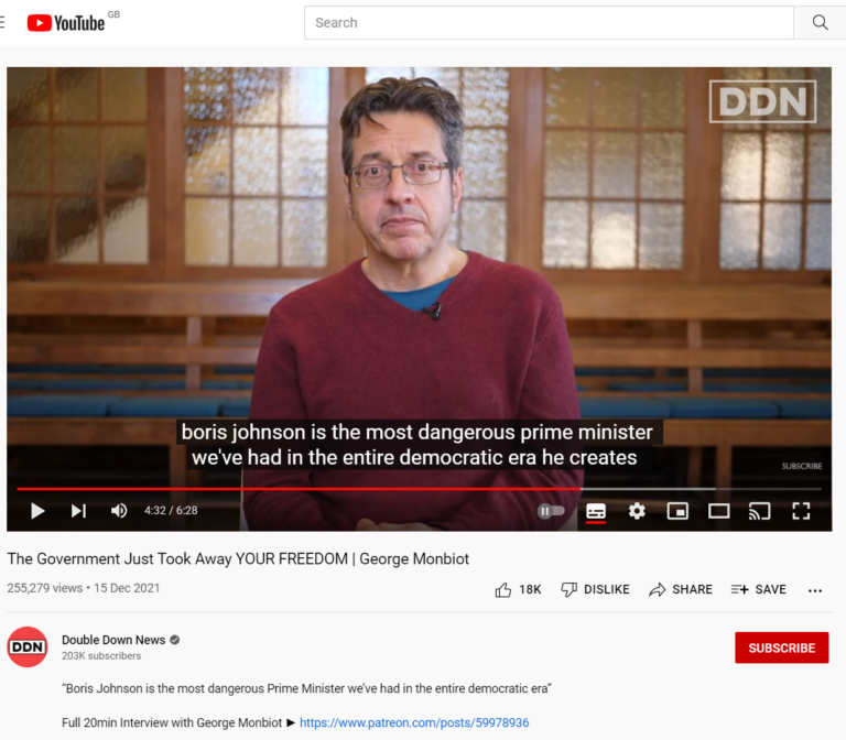 government took away your freedom Geroge Monbiot